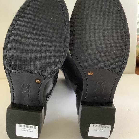 Ladies INC black leather riding boots size 8 wide calf brand new - Picture 6 of 6